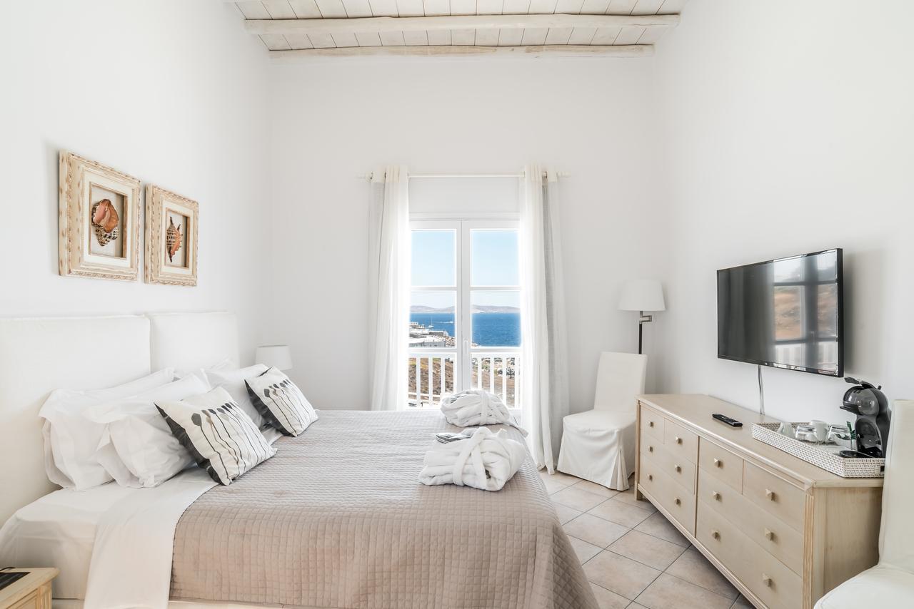 Capo Di Mykonos Resort Agios Ioannis Diakoftis Oda fotoğraf