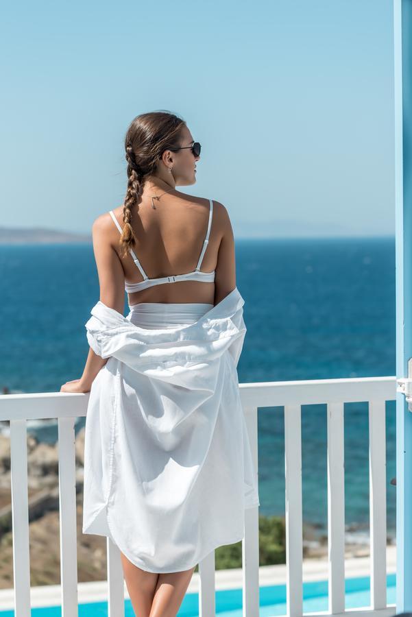 Capo Di Mykonos Resort Agios Ioannis Diakoftis Dış mekan fotoğraf