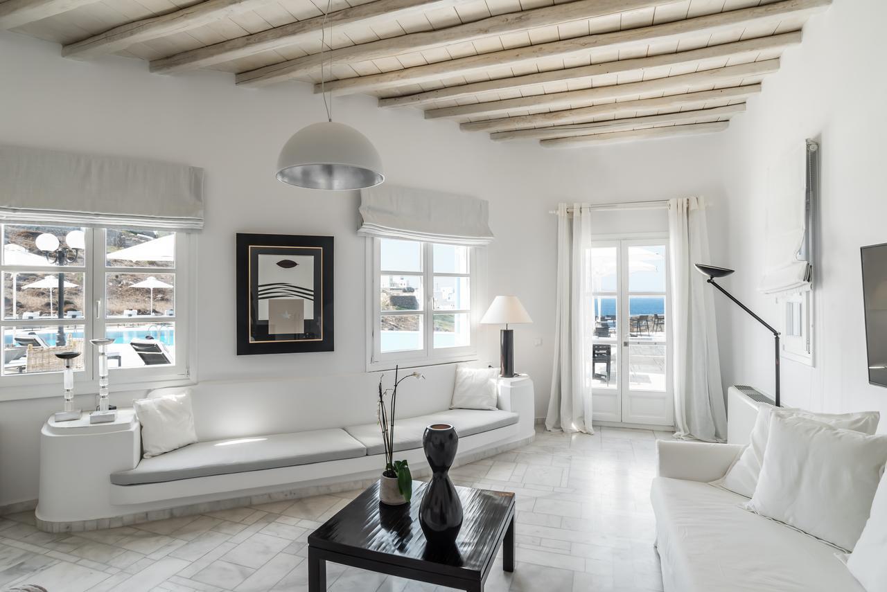 Capo Di Mykonos Resort Agios Ioannis Diakoftis Oda fotoğraf